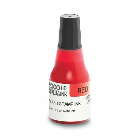 2000 PLUS Pre-Ink High Definition Refill Ink, Red, 0.9 oz. Bottle 033958